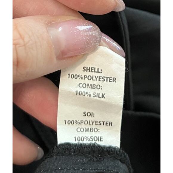 Ramy Brook Black Long Sleeve Cinched‎ Waist Women's Dress Size S/P - Picture 4 of 5